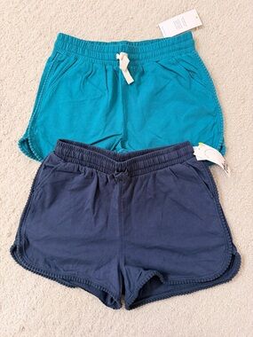 NWT - 2 Pairs of Tea Collection Pom Pom Shorts
